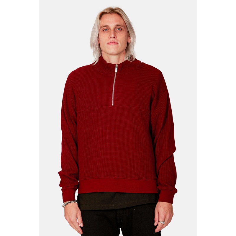 Cooper Half Zip Brick|S|M|L|XL|XXL