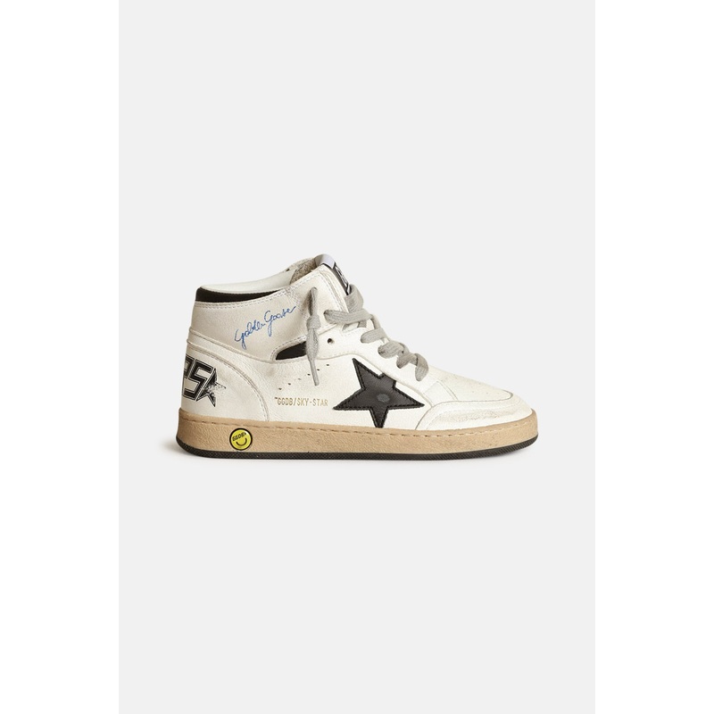 Kid’s Sky Star Sneakers White/Black Star