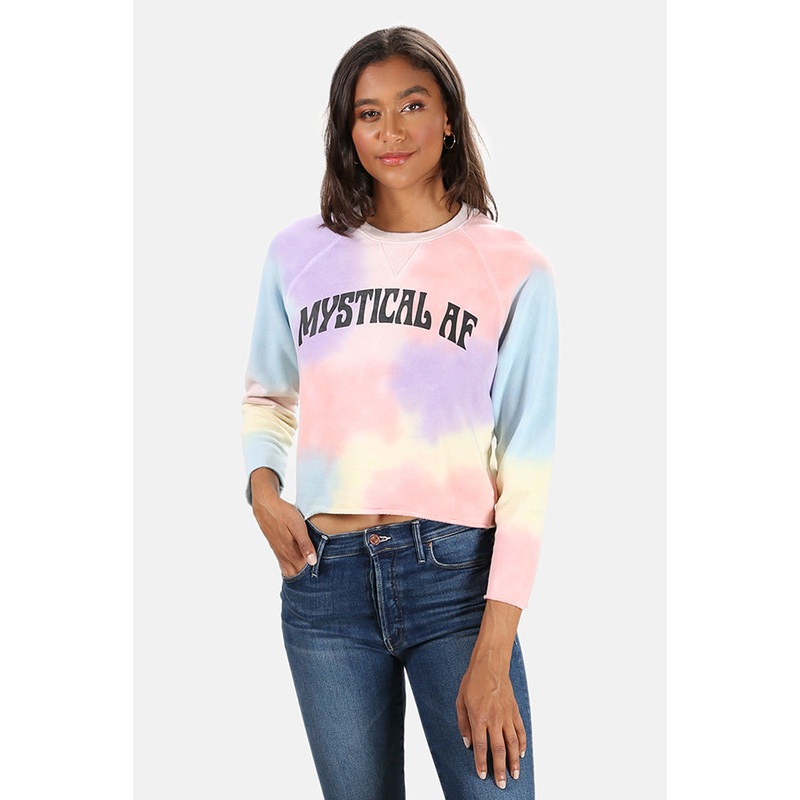 MOTHER The Champ Crop Sweatshirt