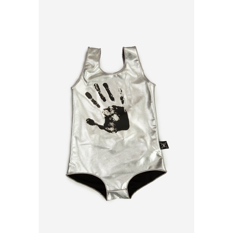 Nununu Hand Print Swimsuit|4-5Y
