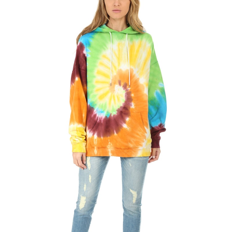 R13 Tie Dye Rainbow Hoodie|S