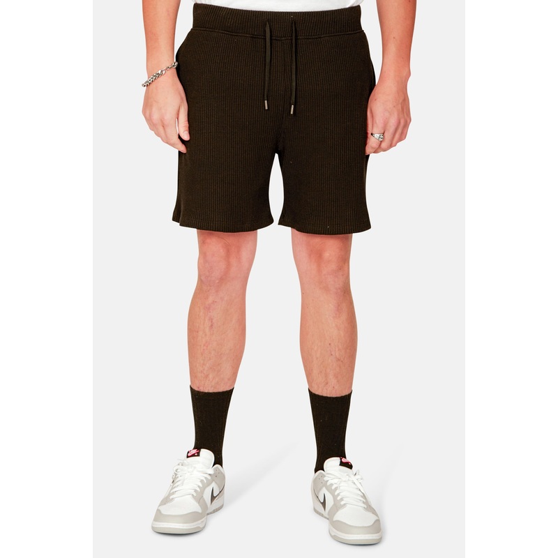 Waffle Short Black|S|M|L|XL|XXL