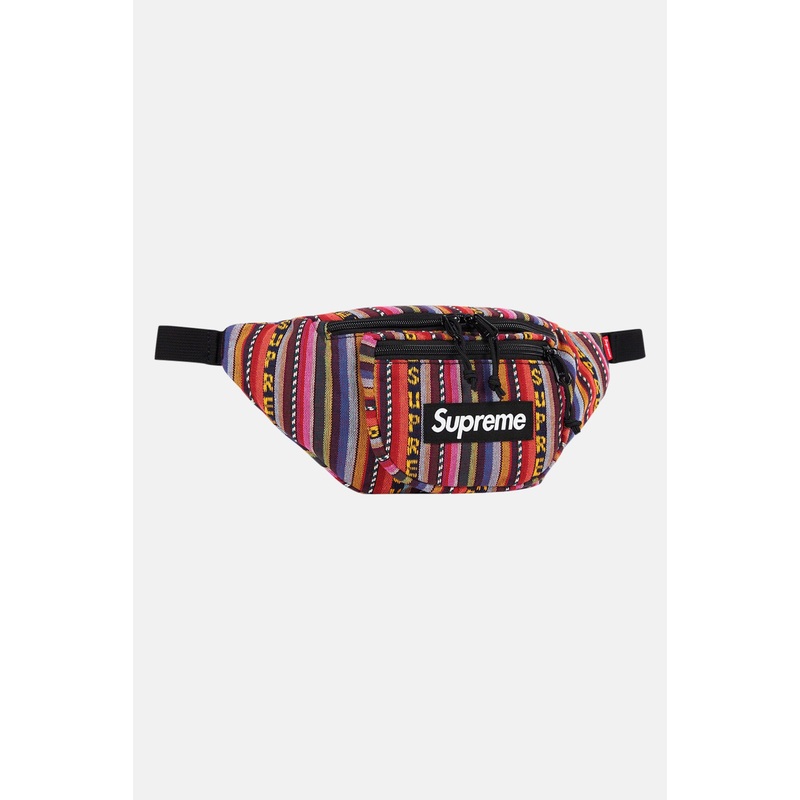 Woven Stripe Waist Bag Multicolor