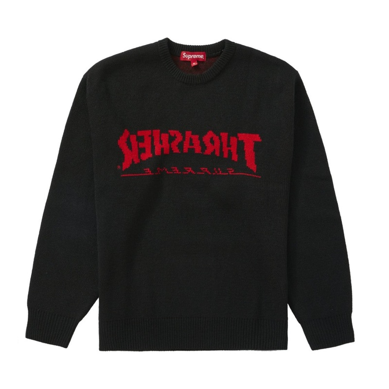 x Thrasher Sweater Black|M
