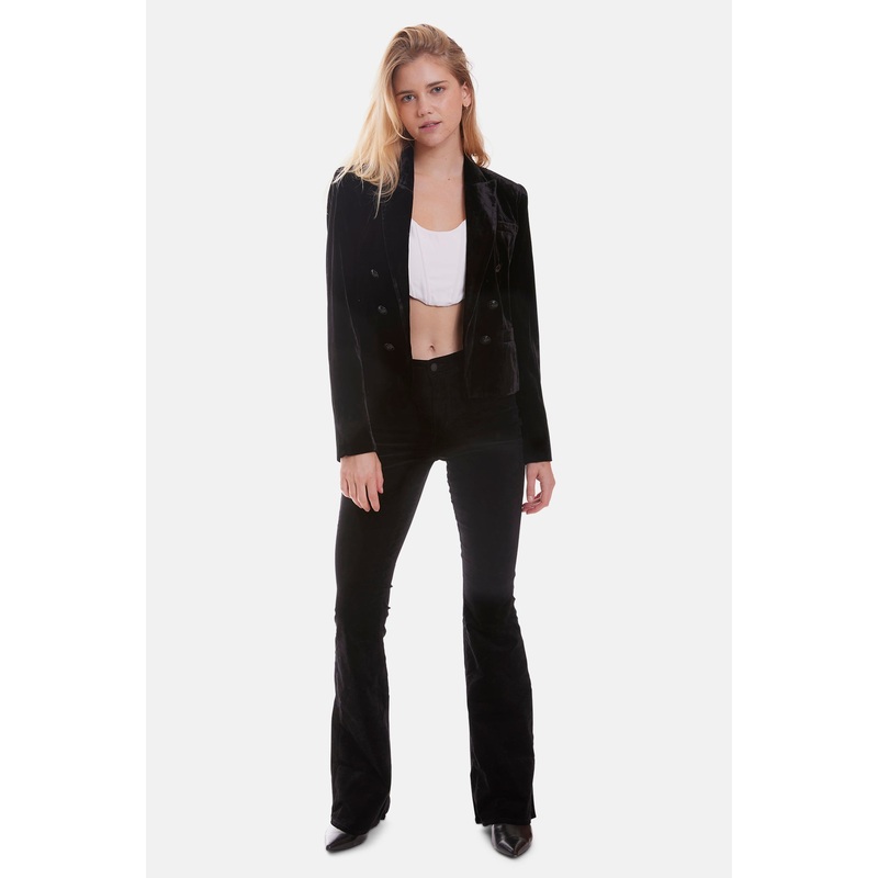 Brooke Crop Blazer Black|0|2|4|6
