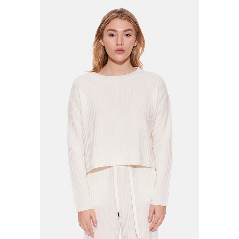 Chase Crop Sweater Eggshell|XS|S|M|L