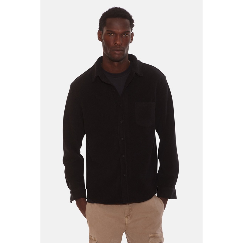 Polar Fleece Overshirt Black|XS|S|M|L|XL|XXL|XXXL|XXXL-L