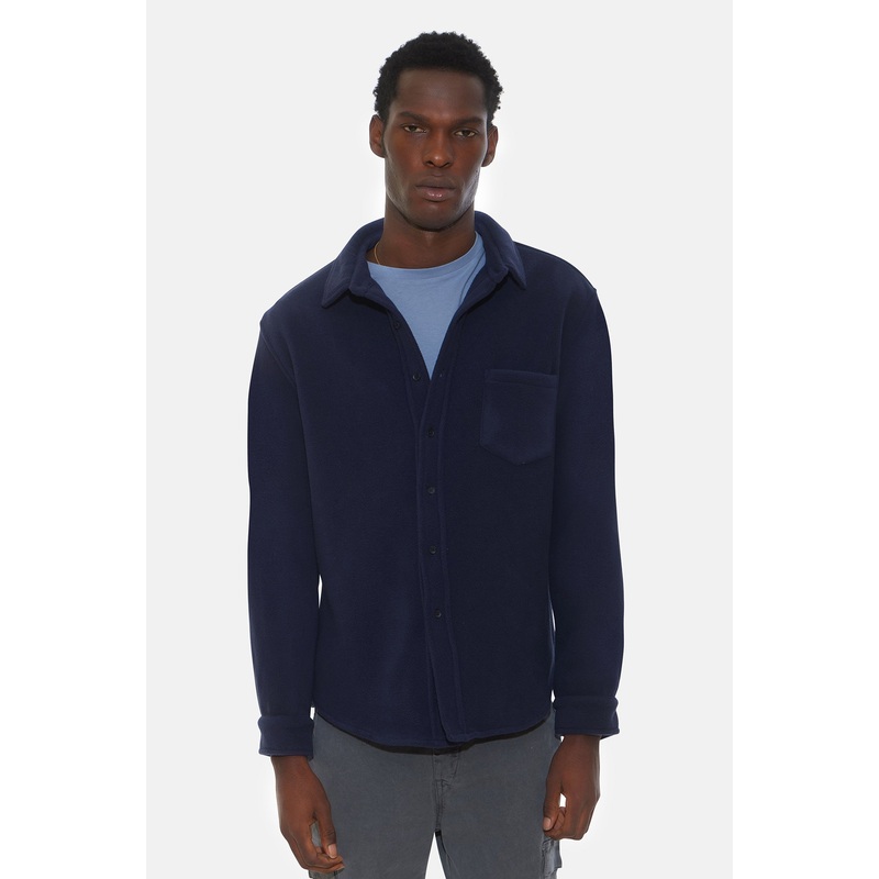 Polar Fleece Overshirt Dark Royal