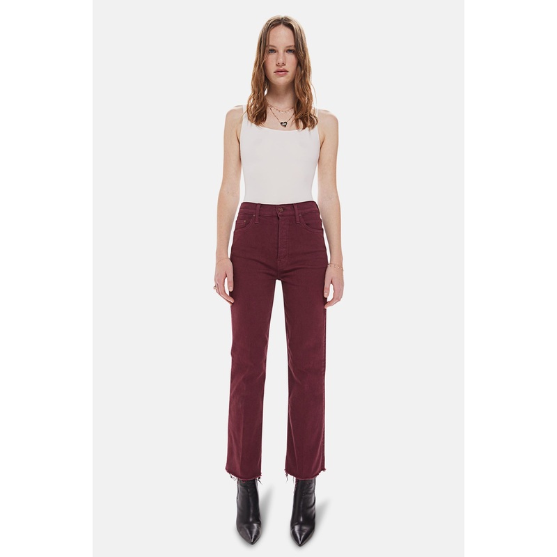 The Tripper Ankle Fray Burgundy