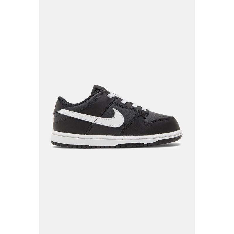Toddler Dunk Low Black/White|2C