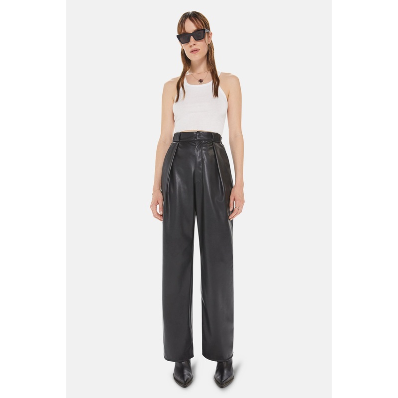 Tunnel Vision Pleated Pants Black