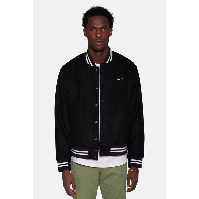 Authentics Varsity Jacket Black