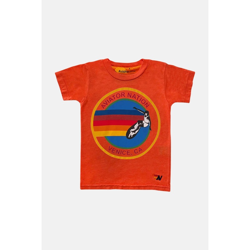 Kid’s Aviator Nation Tee Orange