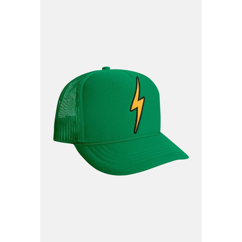 Kid’s Bolt Vintage Trucker Hat Kelly Green