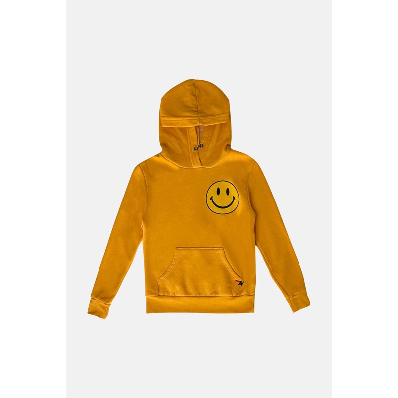 Kid’s Smiley 2 Hoodie Gold|2Y|4Y|6Y|8Y|10Y|12Y|14Y