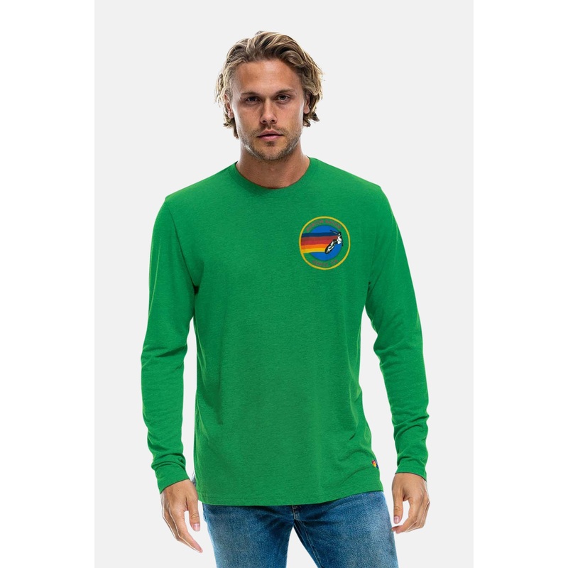 Men’s Long Sleeve Tee Kelly Green