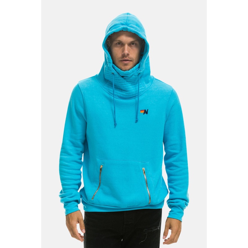 Men’s Ninja Hoodie Neon Blue|XS|S|M|L|XL