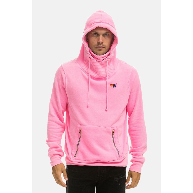 Men’s Ninja Hoodie Neon Pink|XS|S|M|L|XL|XXL