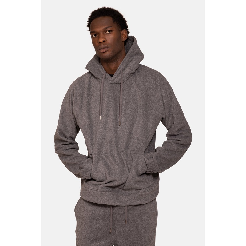 Polar Fleece Hoodie Mid Grey|XS|S|M|L|XL|XXL|XXXL