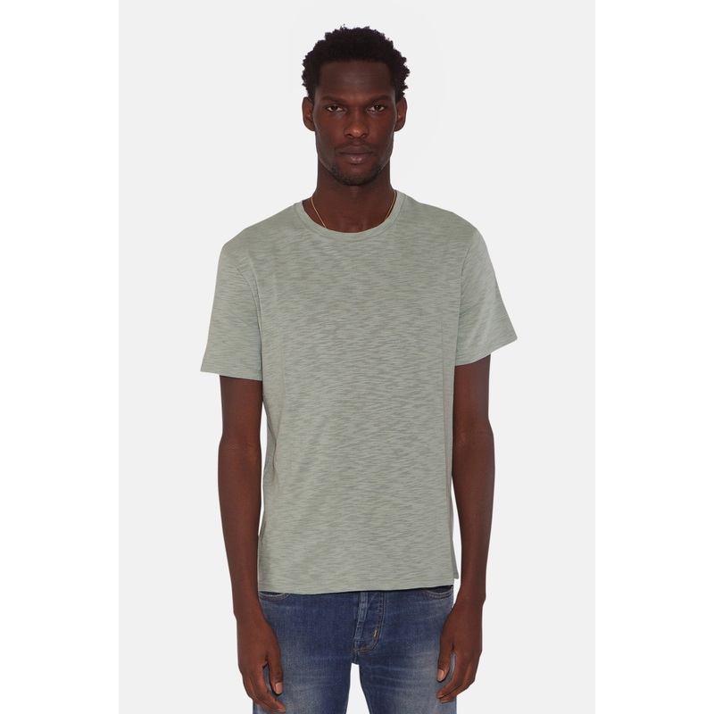 Short Sleeve Slub Tee Sea Green