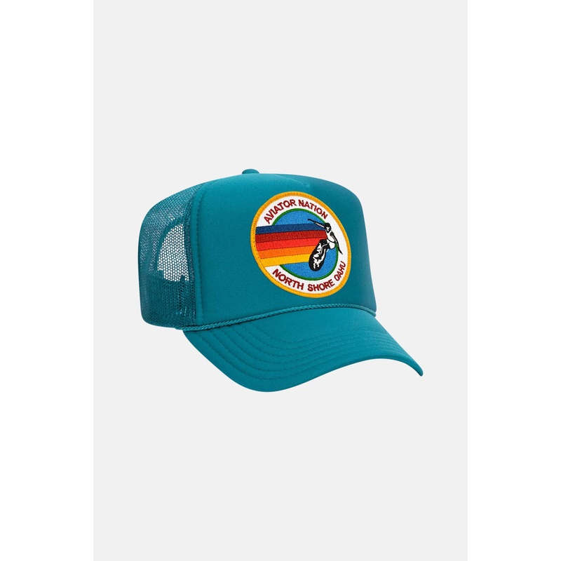 Signature Trucker Hat Neon Blue