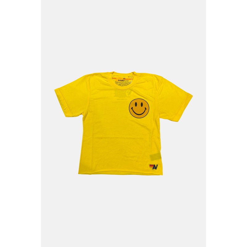 Smiley 2 Boyfriend Tee Lemon|XS|S|M|L