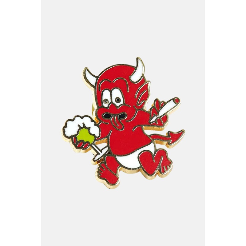 Temptation Pin Badge Red|Red|OS