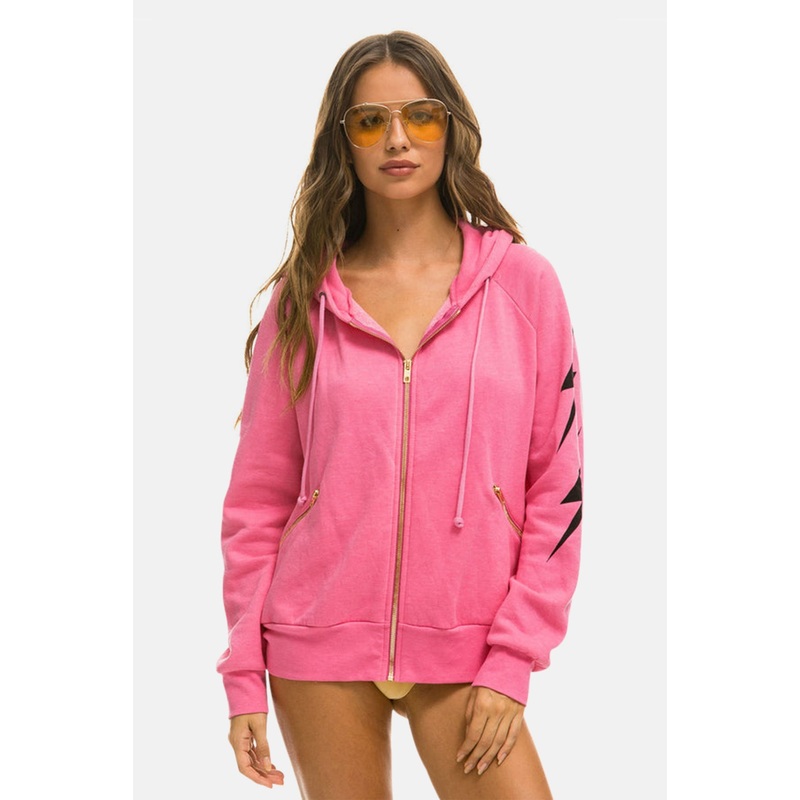 Women’s Bolt 4 Zip Relaxed Hoodie Paris Pink