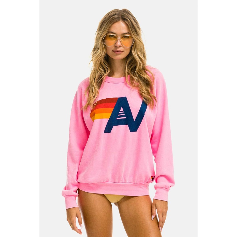 Women’s Logo Lightweight Sweatshirt Neon Pink
