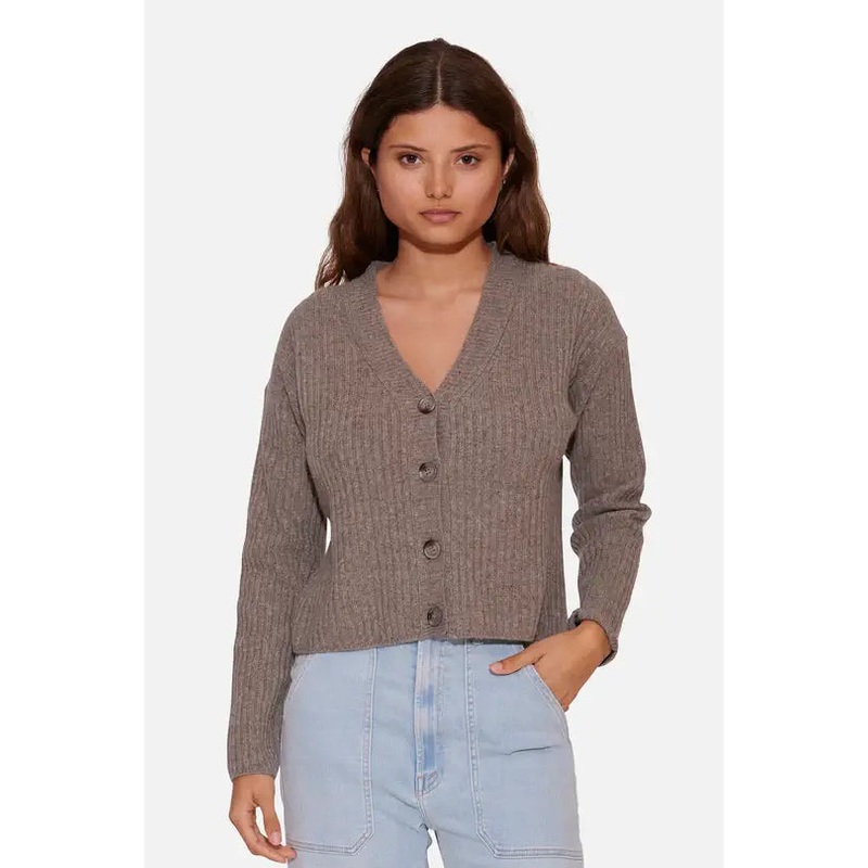 Beatrice Ribbed Cardigan Rocky Mountain