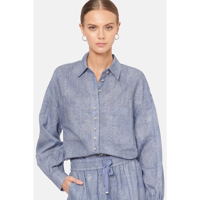 Belkis Top Denim|XS|S|M