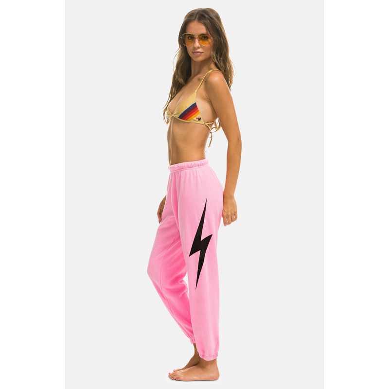 Bolt Lightweight Sweatpants Neon Pink