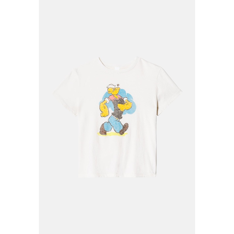 Classic Tee Popeye Vintage White