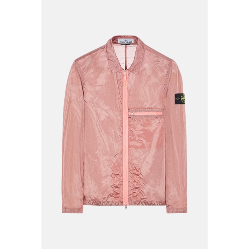 ECONYL Nylon Metal Overshirt Pink