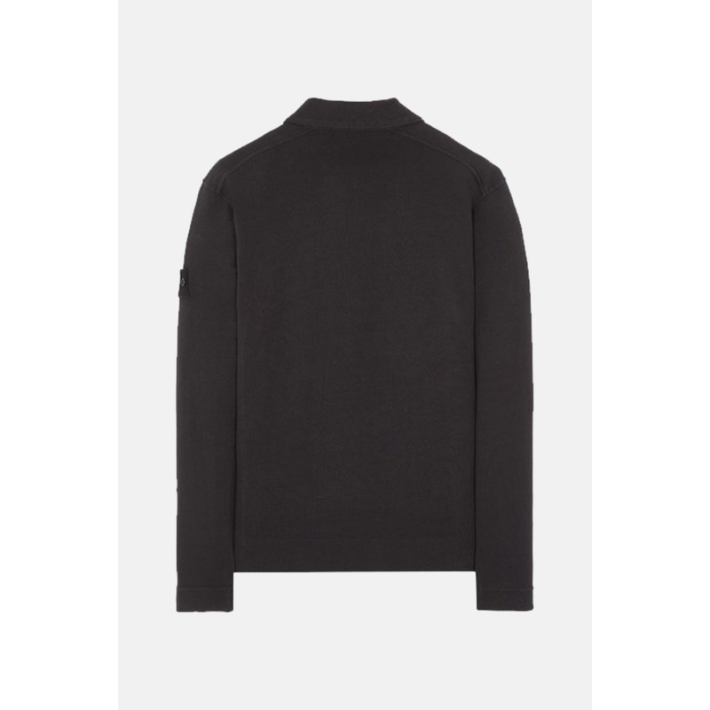 Ghost Piece Polo Sweatshirt Black