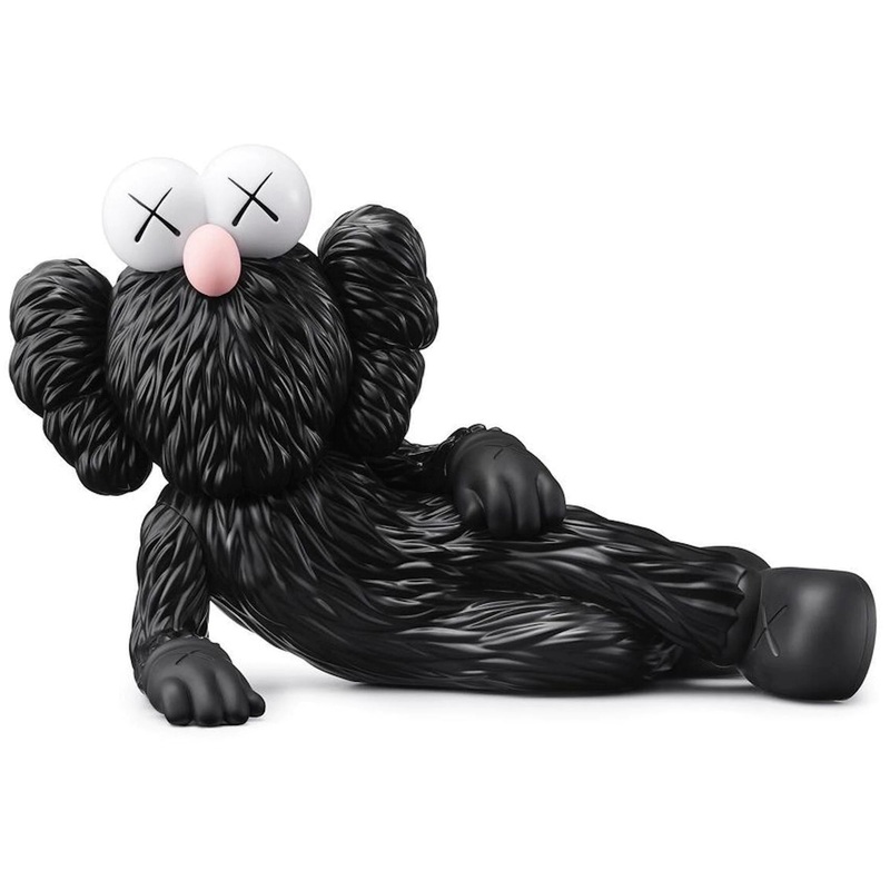 KAWS TIME OFF VINYL FIGURE BLACK