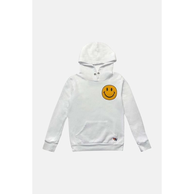 Kid’s Smiley 2 Hoodie White|2Y|4Y|6Y|8Y|10Y|12Y|14Y