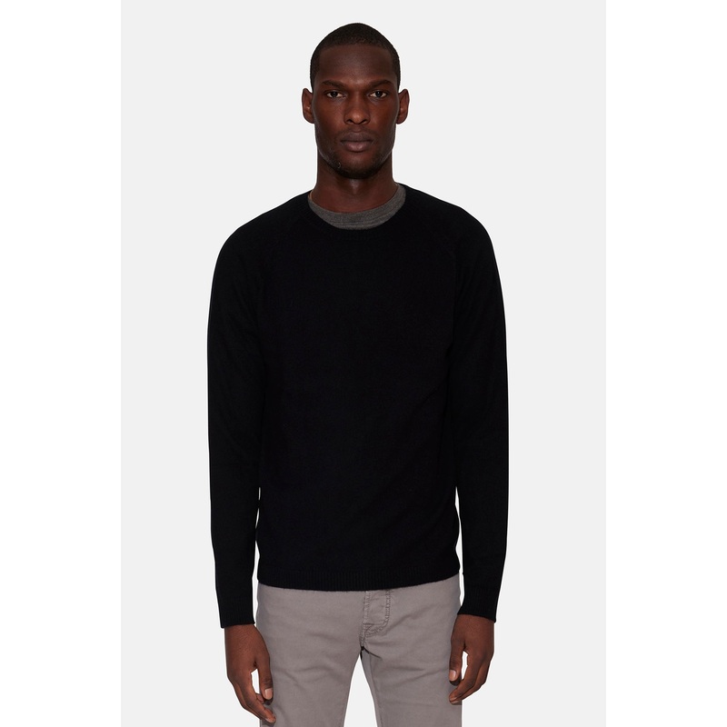 Meadow Raglan Crewneck Black|S|M|L|XL|XXL