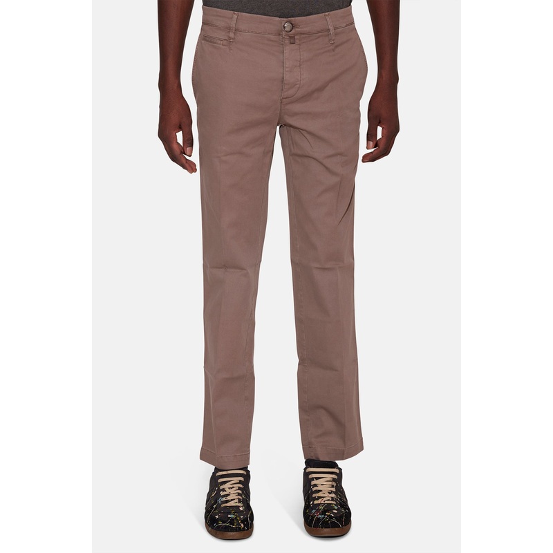Ricky Brushed Stretch Trouser Elephant Grey