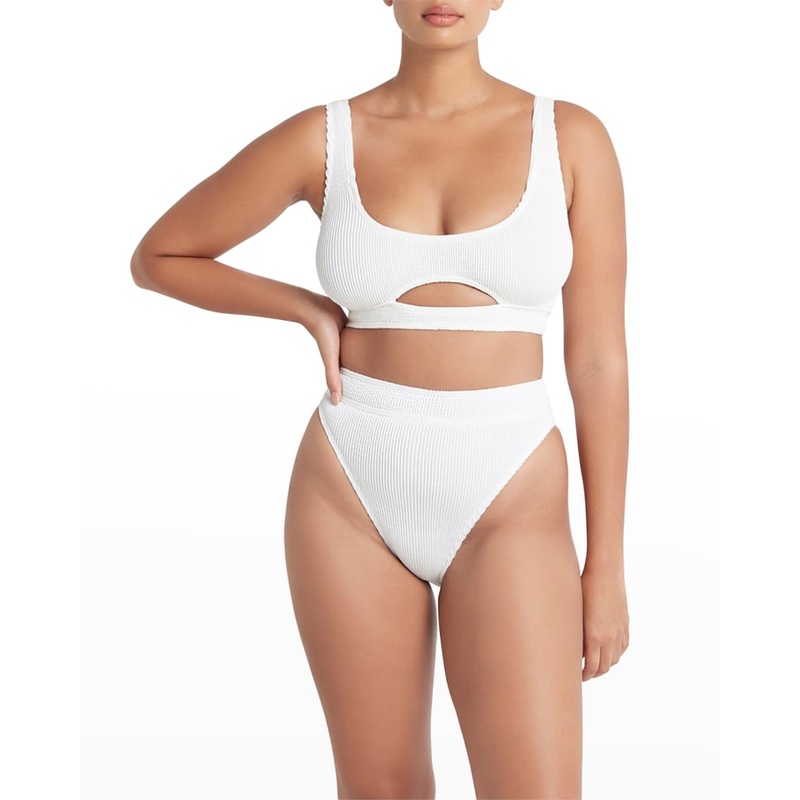 Sasha Crop Eco Optic White|OS