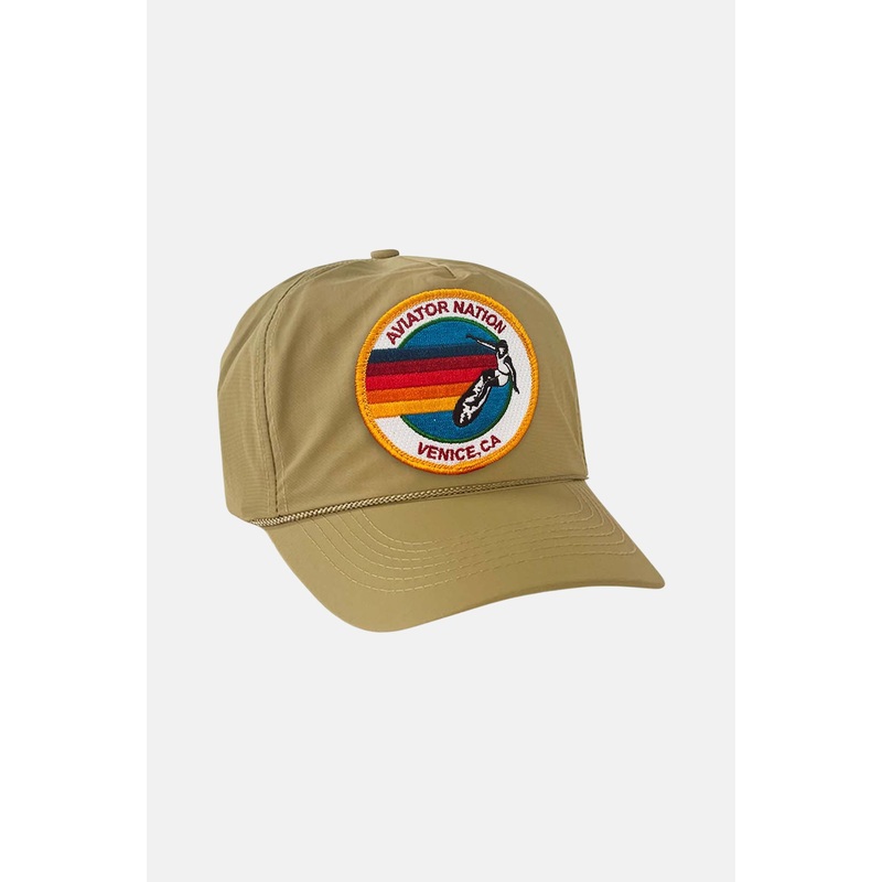 Signature Vintage Nylon Trucker Hat Khaki