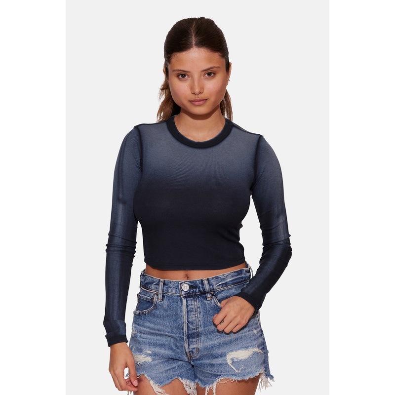 Verona Crop Long Sleeve Oasis Cast