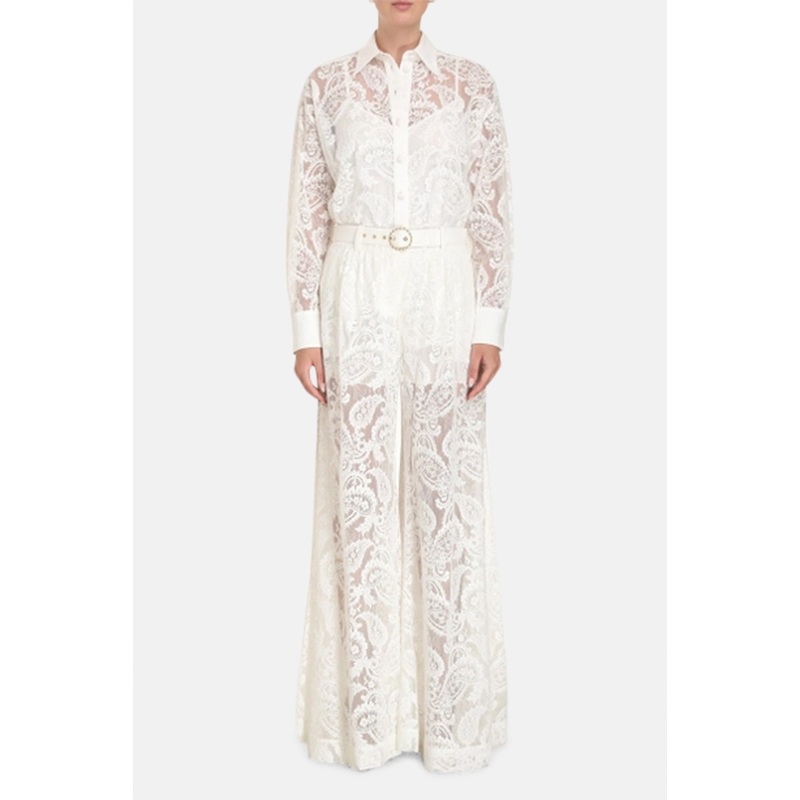 Wonderland Lace Pant Ivory|0P|0|1|2|3