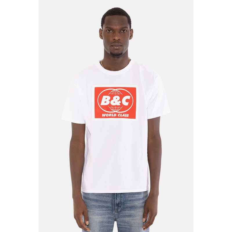 B&C World Class Tee White|S|M|L|XL|XXL