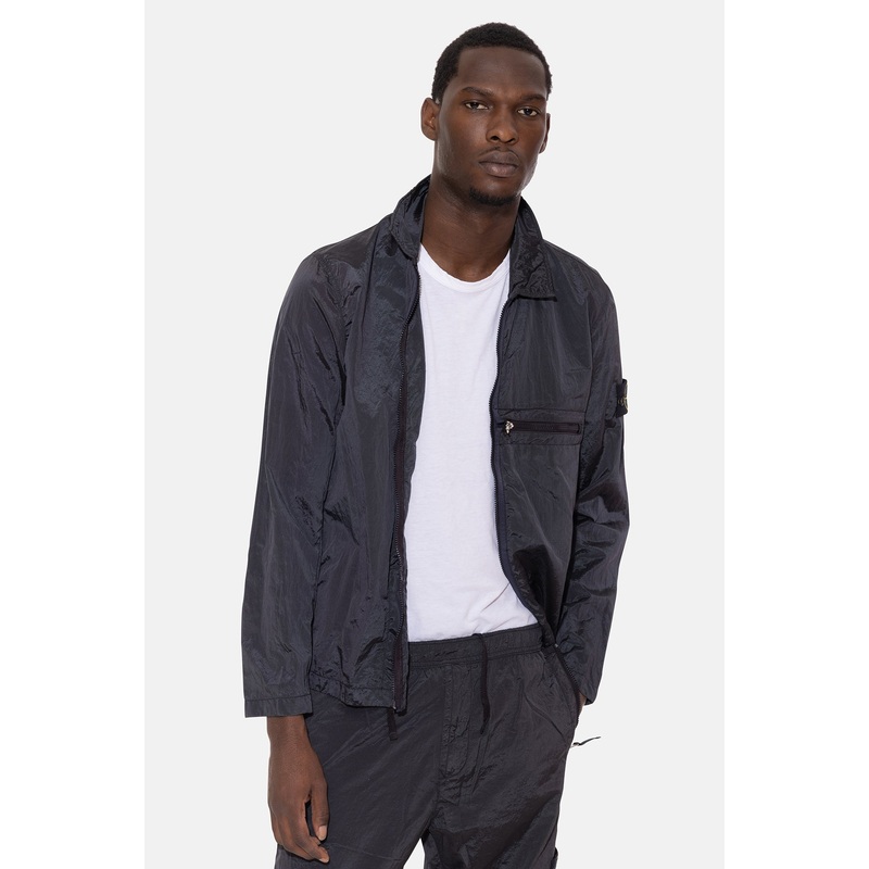 ECONYL Nylon Metal Overshirt Charcoal