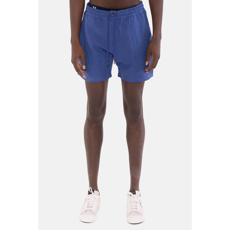 Perfect Linen Short Blue|XS|S|M|L|XL|XXL