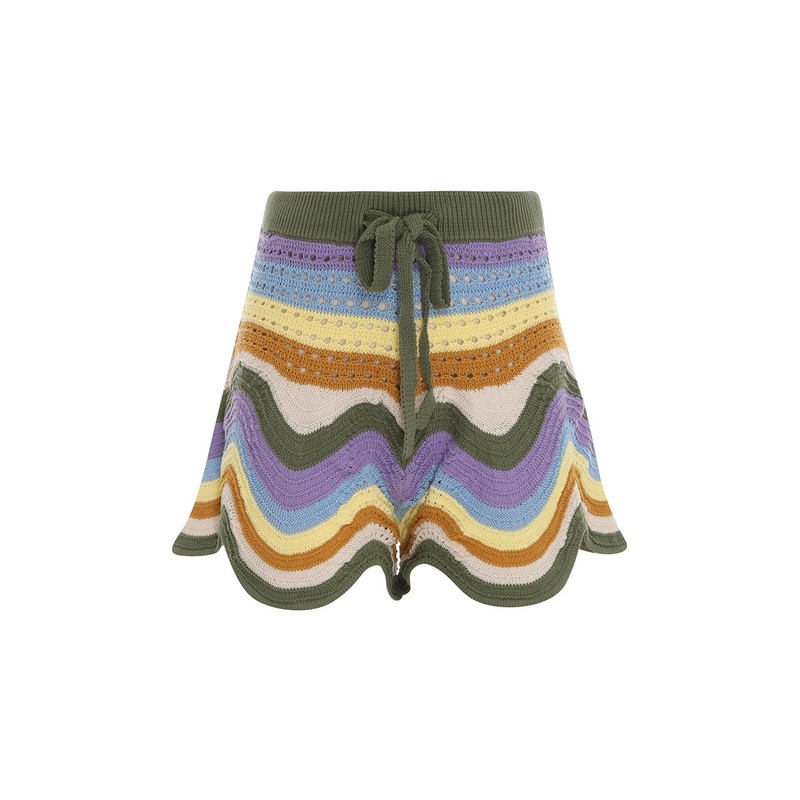 Raie Stripe Knit Short Multi|0P|0|1|2