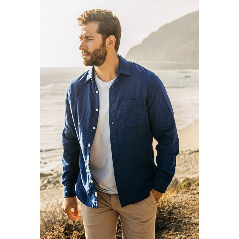 Ripper Double Gauze Shirt Royal Blue