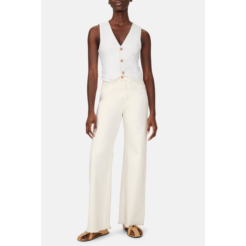 Hepburn Wide Leg Vintage 31 Eggshell
