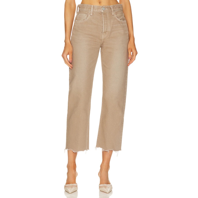 Herminie Wide Straight Light Brown